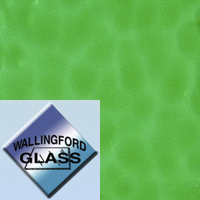 Green Hammered Glass Pattern Sample