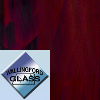 Purple Whispy Glass Pattern Sample